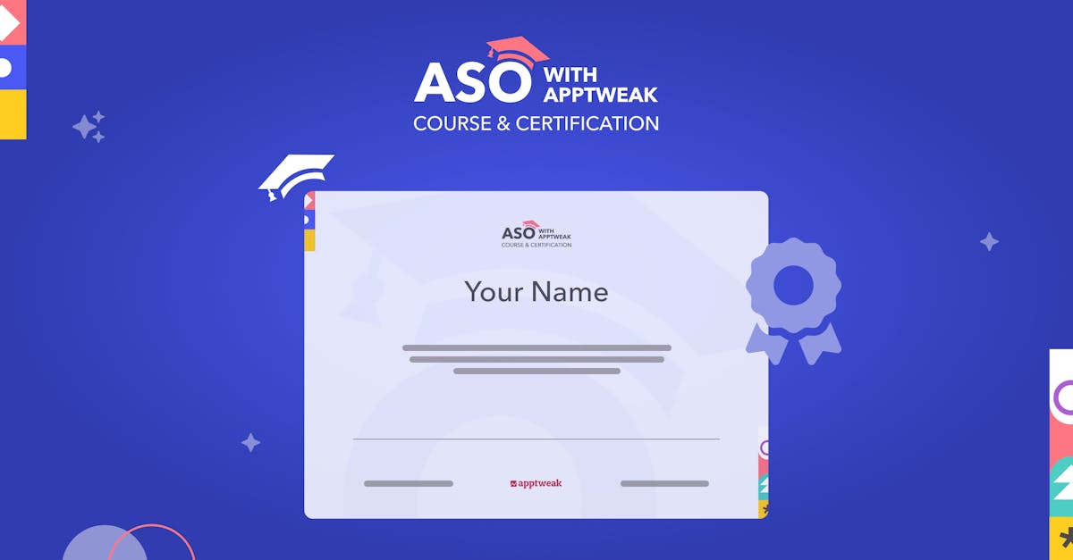 ASO with AppTweak Certificate