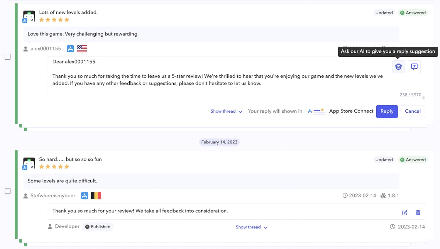App Reviews Tool - Maximize productivity with AI you can trust
