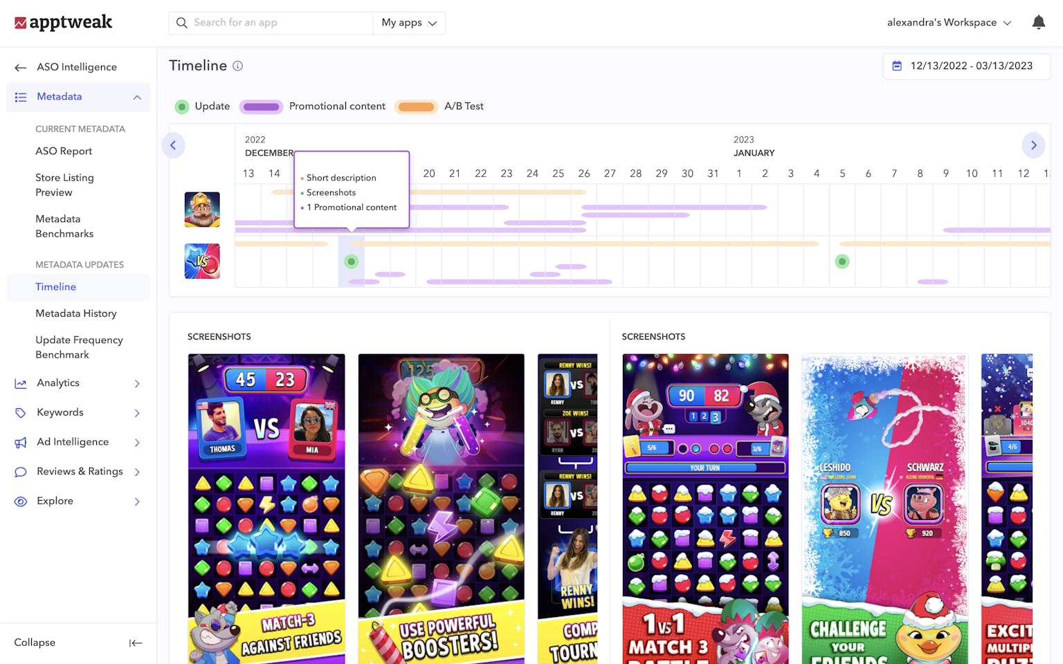 AppTweak - Increase app store visibility & drive downloads