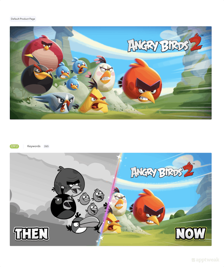 Angry Birds 2 does a good job of showing in one image how the game has evolved over the years, giving extra incentive to lapsed users to redownload the game