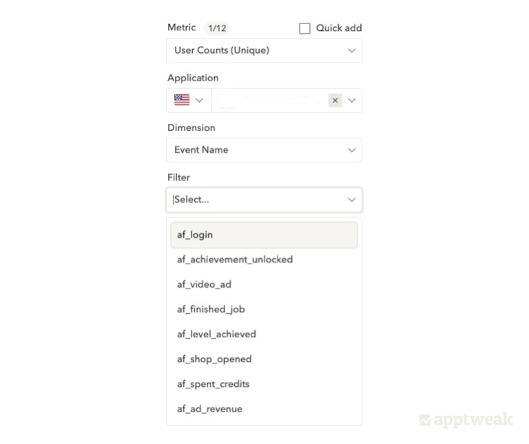 AppTweak-appsflyer Reporting Studio