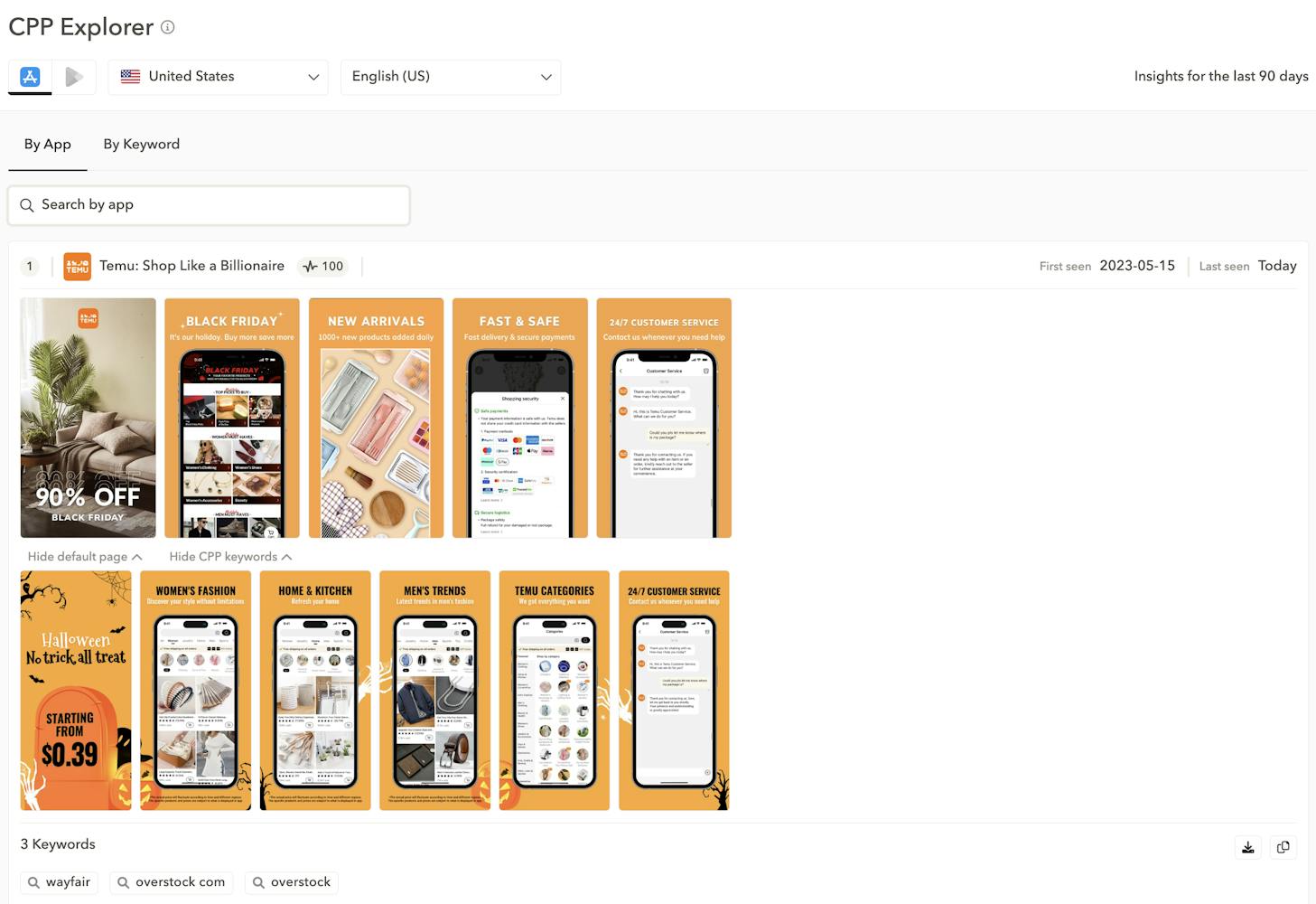 temu-black-friday-AppTweak