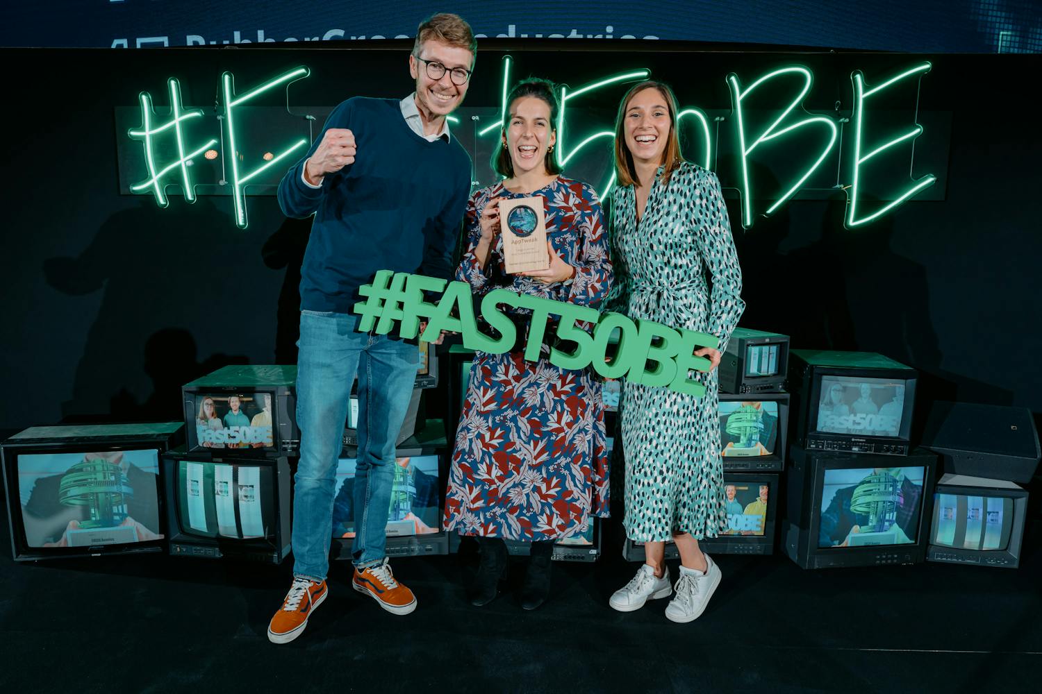 Fast50BE award - team pic