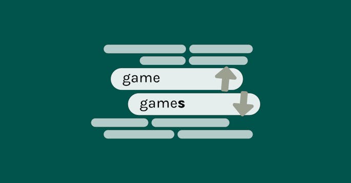 단수 또는 복수 키워드가 ASO에서 다르게 순위가 매겨지나요?