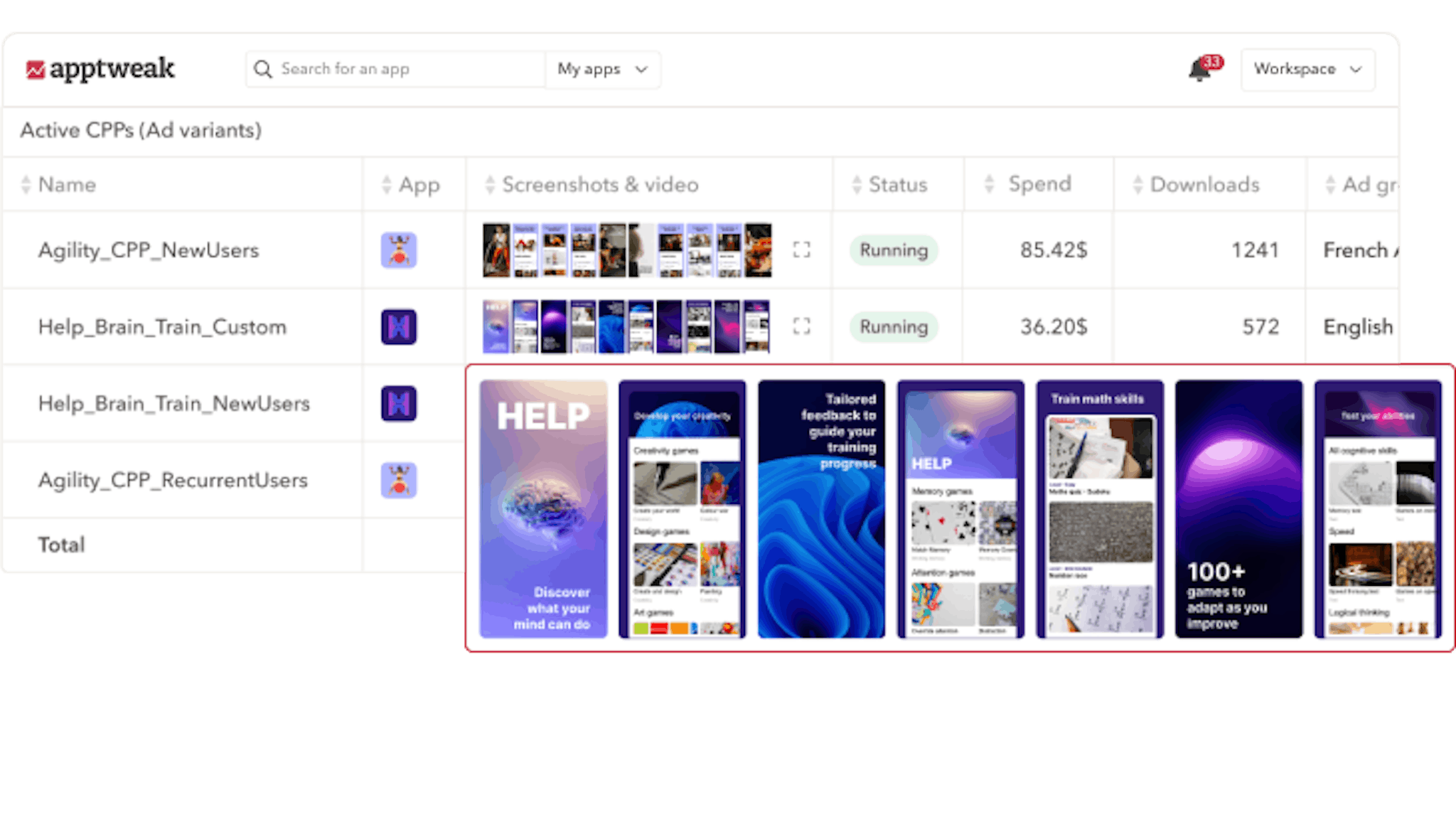 Apple Search Ads Platform - Optimize with Custom Product Pages