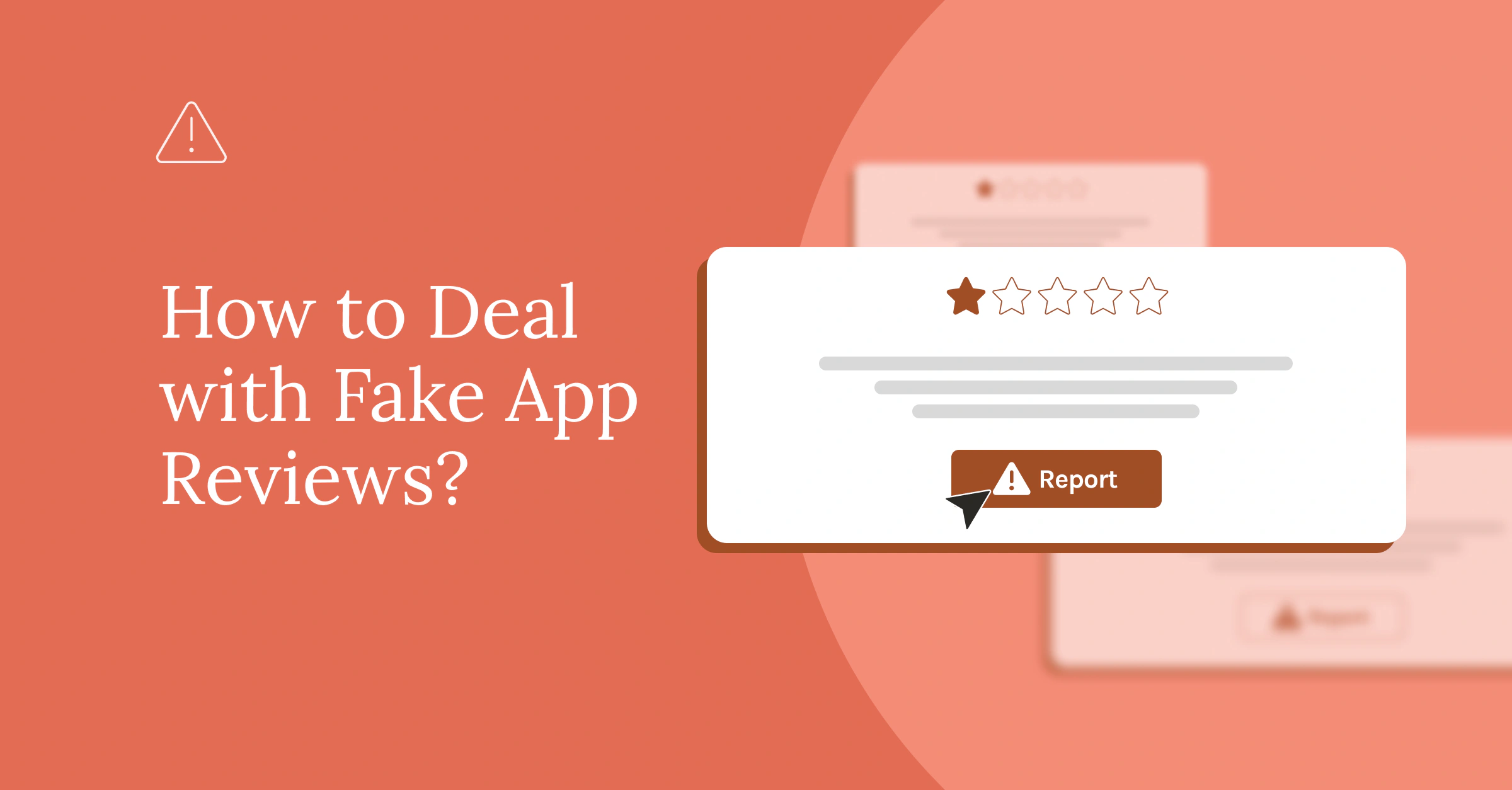 How to deal with fake reviews on the app stores