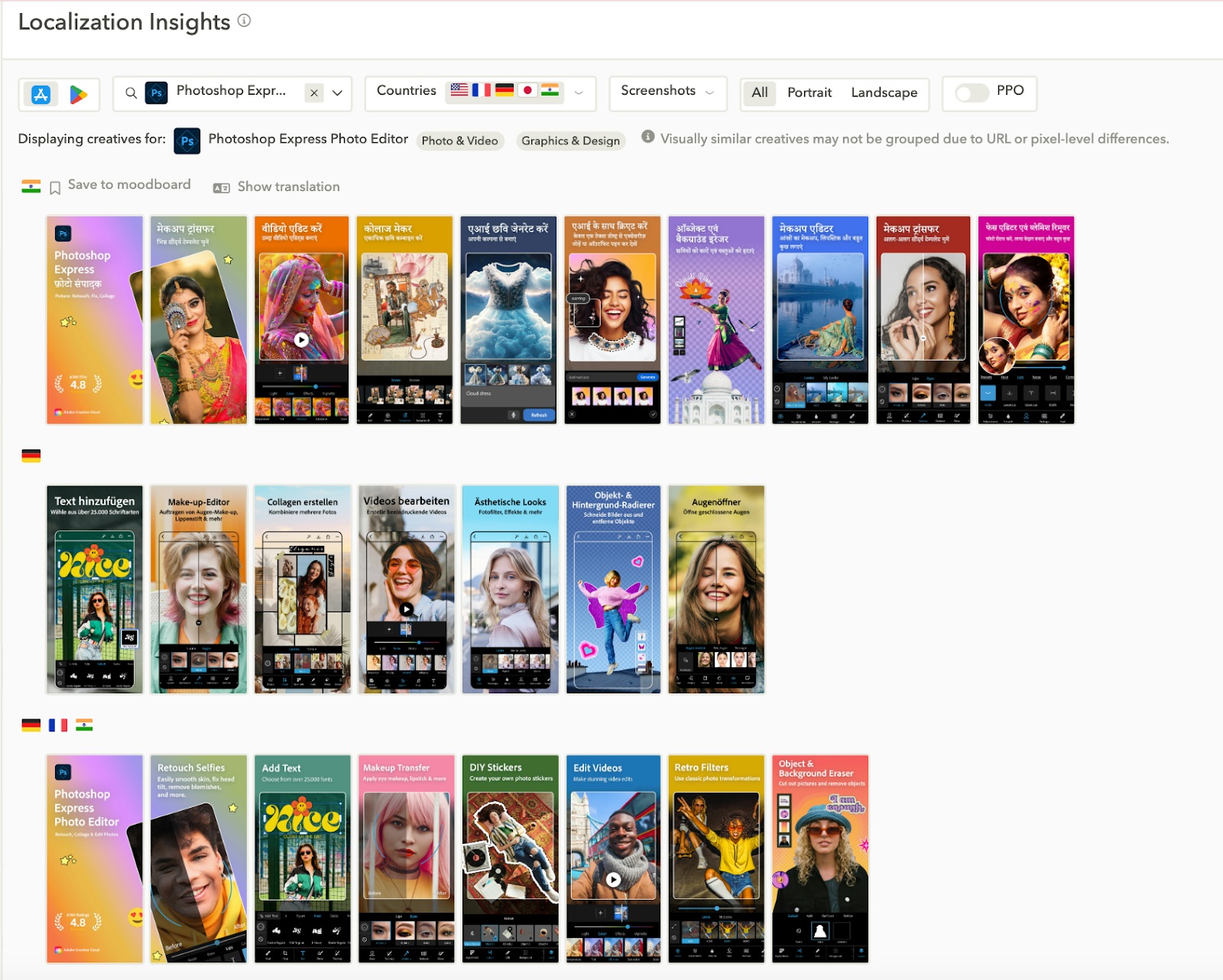 Apple Ads best practices include localizing your app for each target market