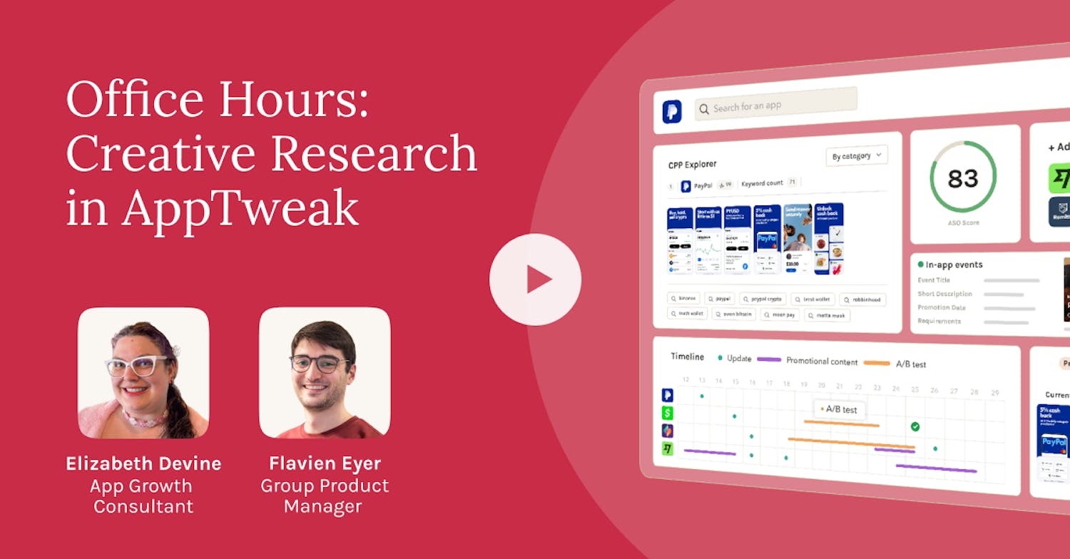 Office Hours: Creative Research in AppTweak