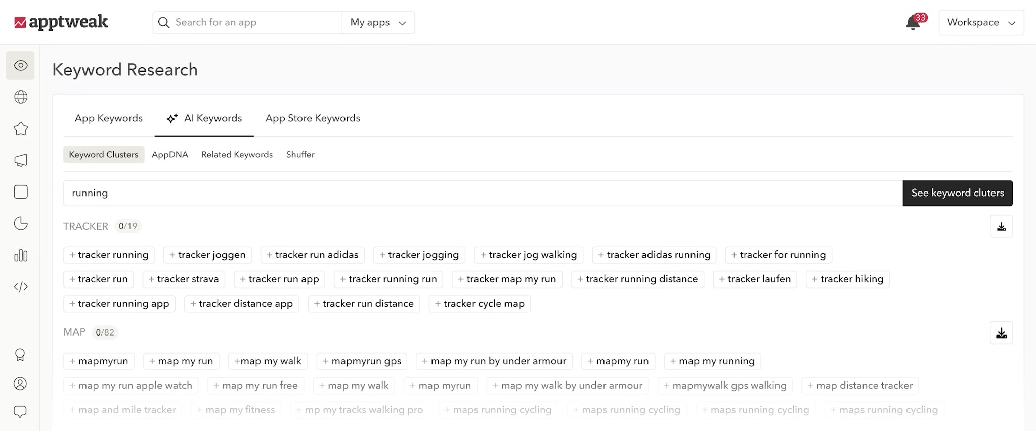 App market research starts with app keyword research