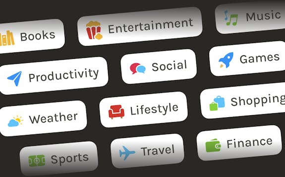 App downloads by category in 2025