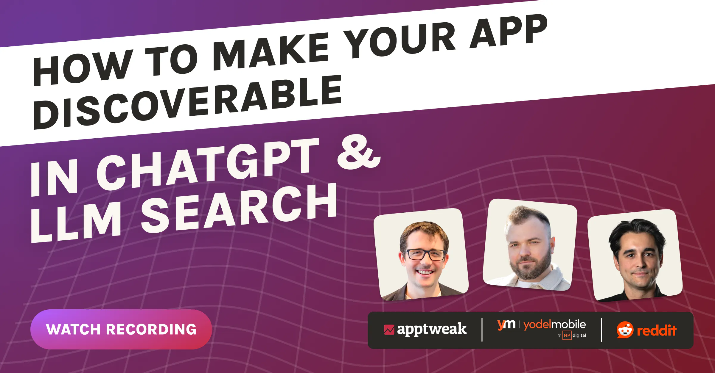 Watch the recording of our webinar on How to make your app discoverable in ChatGPT & LLM search