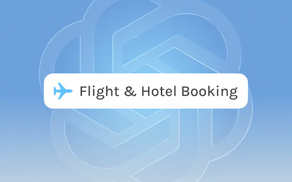 The most visible flight & hotel booking apps in AI search now