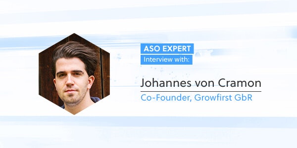 ASO Expert Interview: Johannes von Cramon