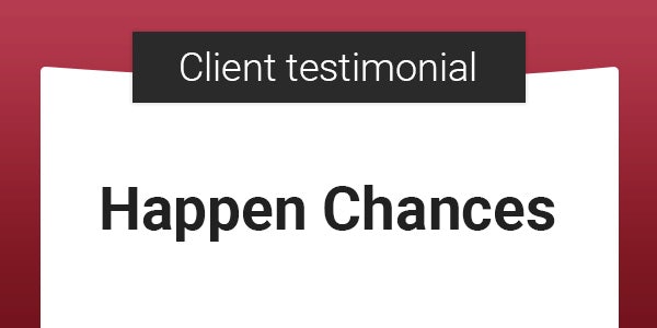 ASO Client Testimonial: Mike and Sabin From Happen Chances