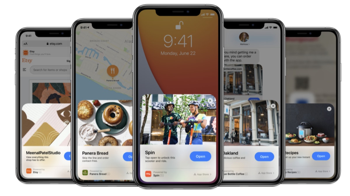 iOS 14의 앱 클립 도입