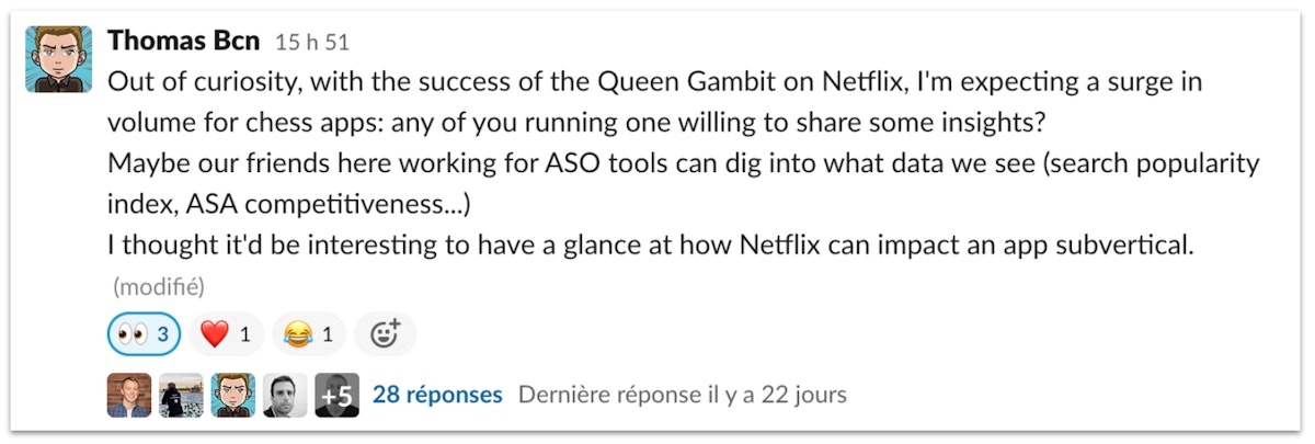 ASO Stack Slackのスクリーンショット