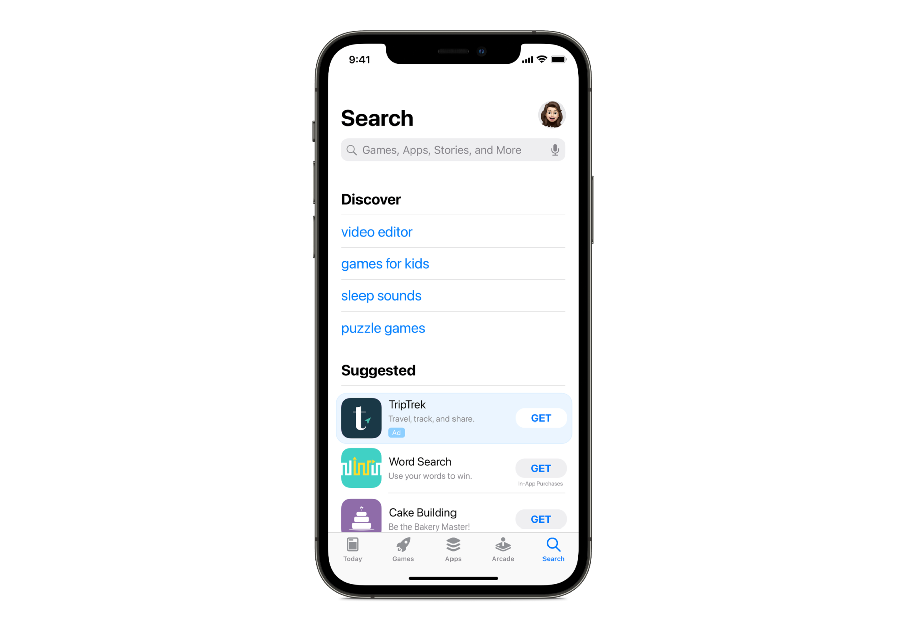 Apple Search Tab Campaigns.
