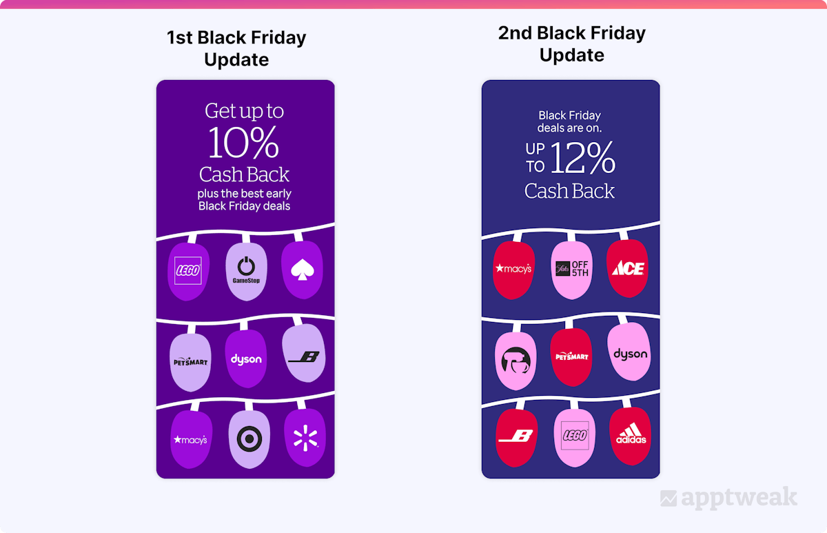 Rakuten의 블랙 프라이데이 스크린샷